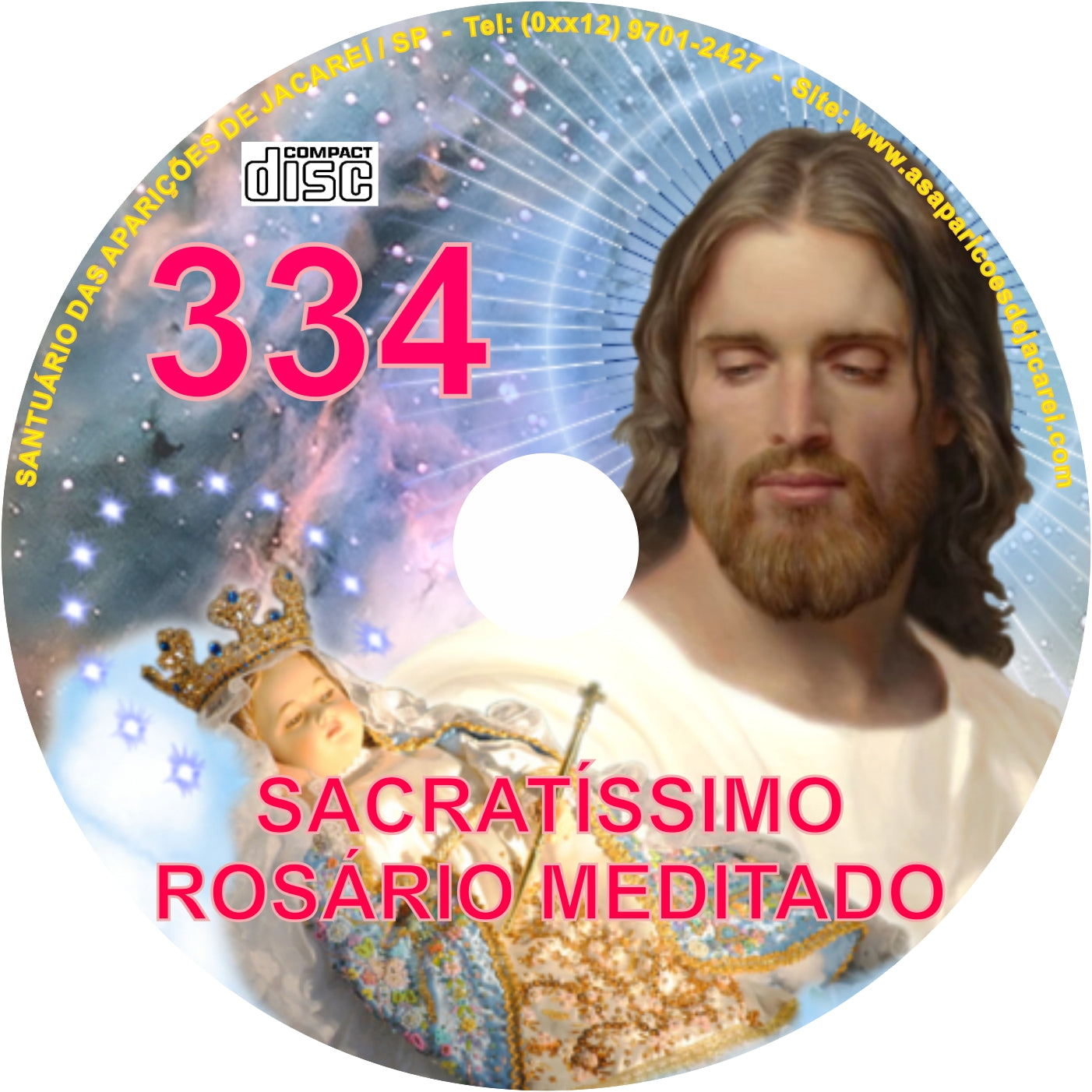 CD Rosário Meditado 334 CD Rosário Meditado 334